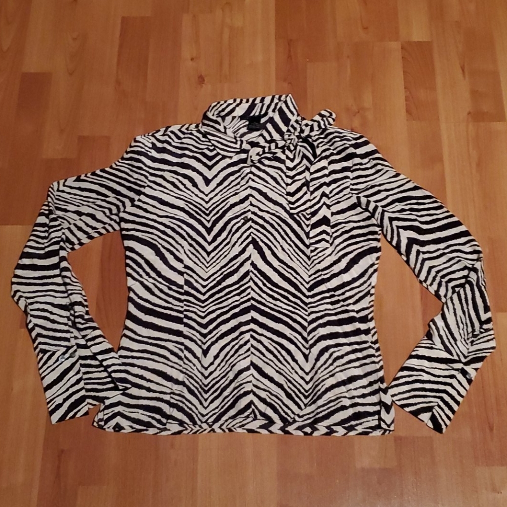 Classy Zebra  blouse